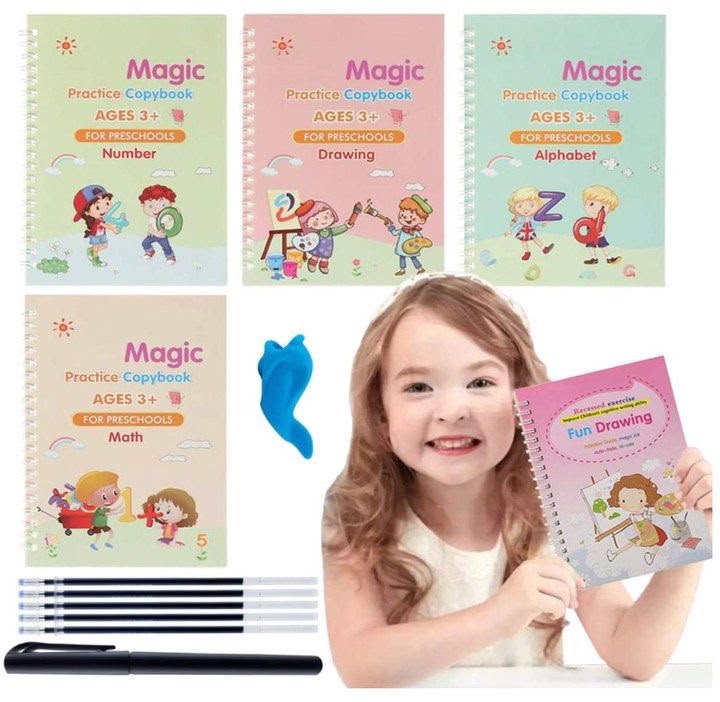 Writing Skills Books with Pens